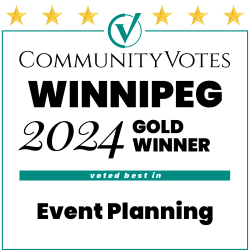 GOLD WINNER FOR EVENT PLANNING, COMMUNITY VOTES WINNIPEG